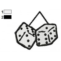 Dice Toy Embroidery Design